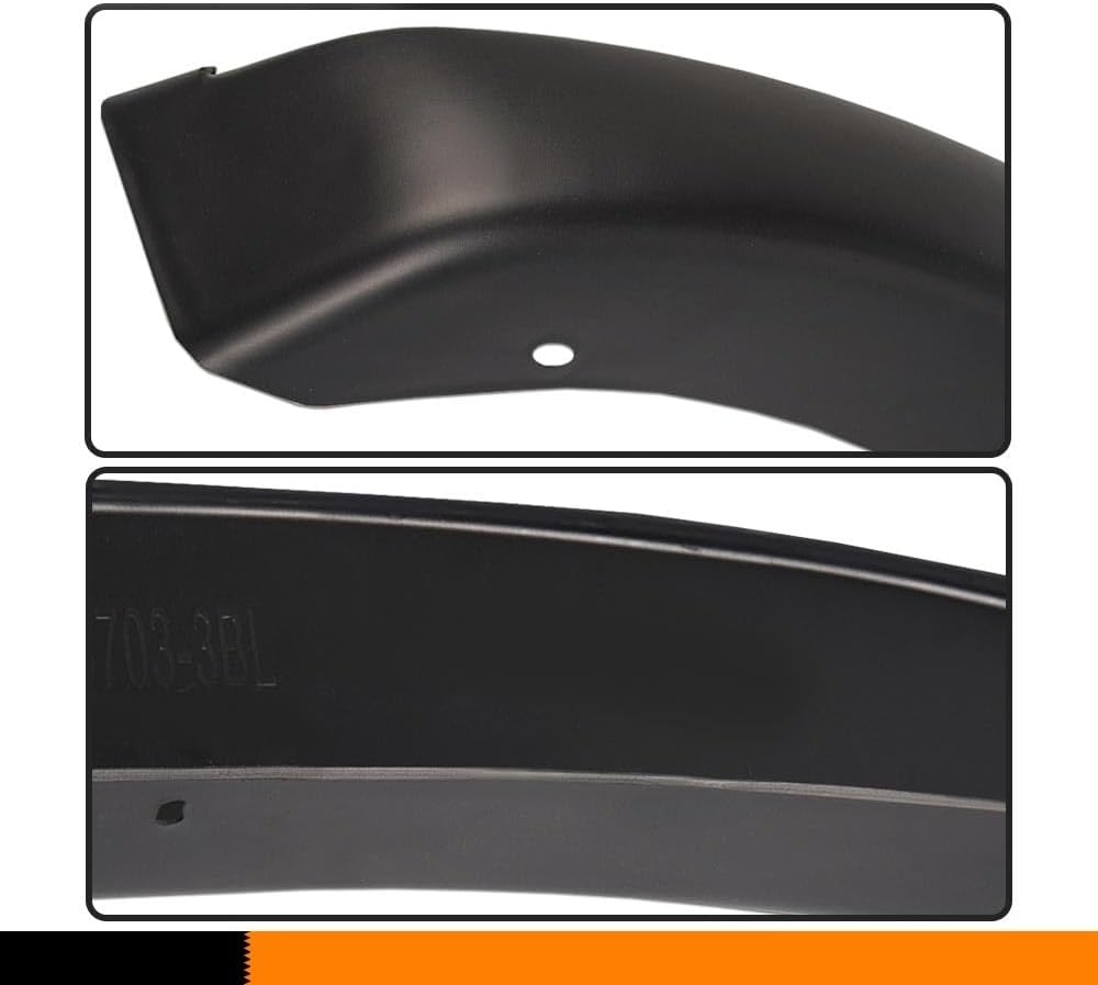 CROSSDESIGN 4 fundas de rueda de guardabarros texturizadas, estilo de fábrica, compatible con Dodge Ram 15002003-2009 Ram 2500 3500 2002-2008 (no