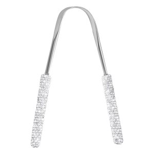 Raspador de lengua, limpiador de lengua de acero inoxidable, raspador de lengua para adultos, reduce el mal aliento y el aliento fresco (1 paquete Raspador de lengua, limpiador de lengua de acero inoxidable, raspador de lengua para adultos, reduce el mal aliento y el aliento fresco (1 paquete