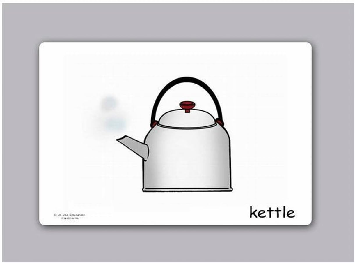 Utensilios de cocina Tarjetas Flash en inglésTarjetas de vocabulario Picture para el aprendizaje de idiomasperfecto para niños, niños, niños y