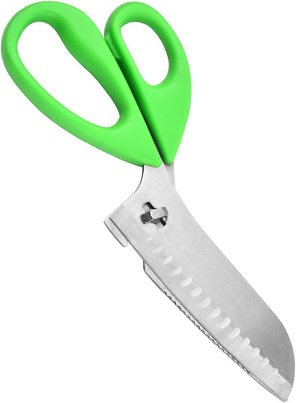 XBLDMJY Tijeras de cocina resistentes Tijeras desmontables Tijeras de cocina multifunción de acero inoxidable (verde)
