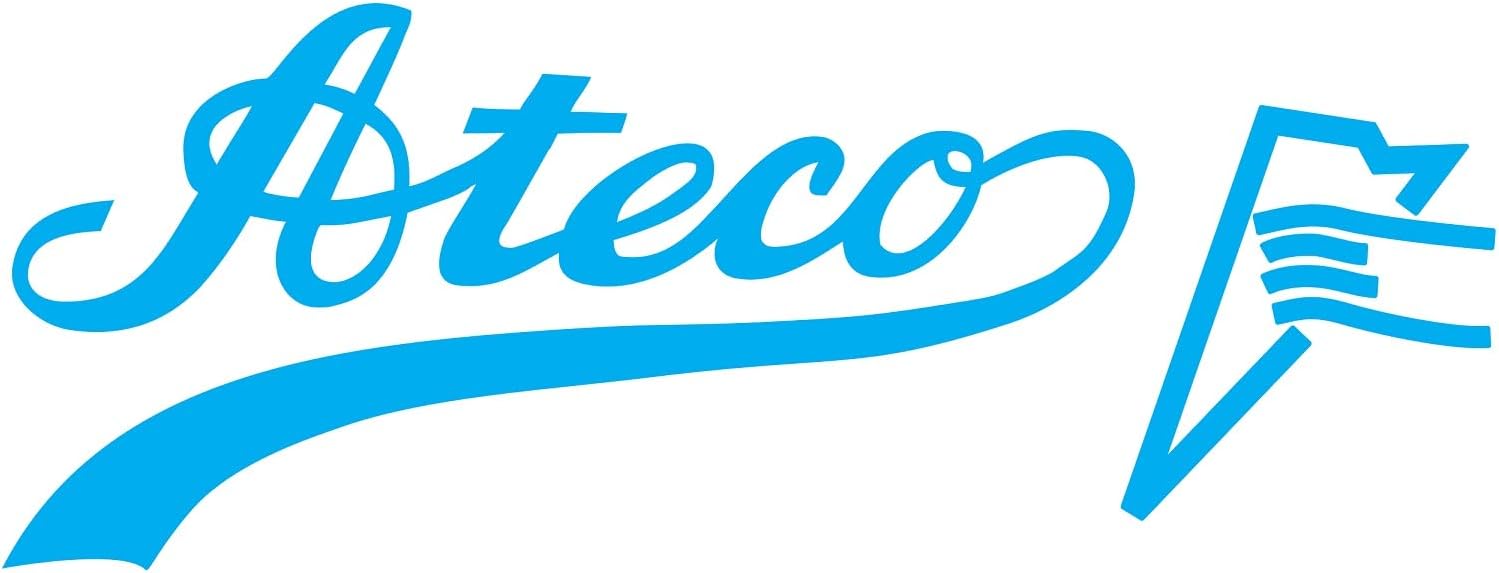 Ateco Juego de tubos de escritura de 380-4 piezas, incluye puntas de acero inoxidable 2, 4, 6 y un acoplador estándar, plata