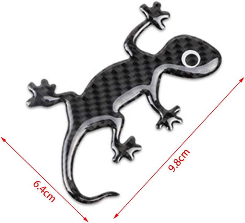 Gecko – Calcomanías decorativas para automóvil, calcomanías de animales 3D, calcomanías impermeables de fibra de carbono, calcomanías modificadas