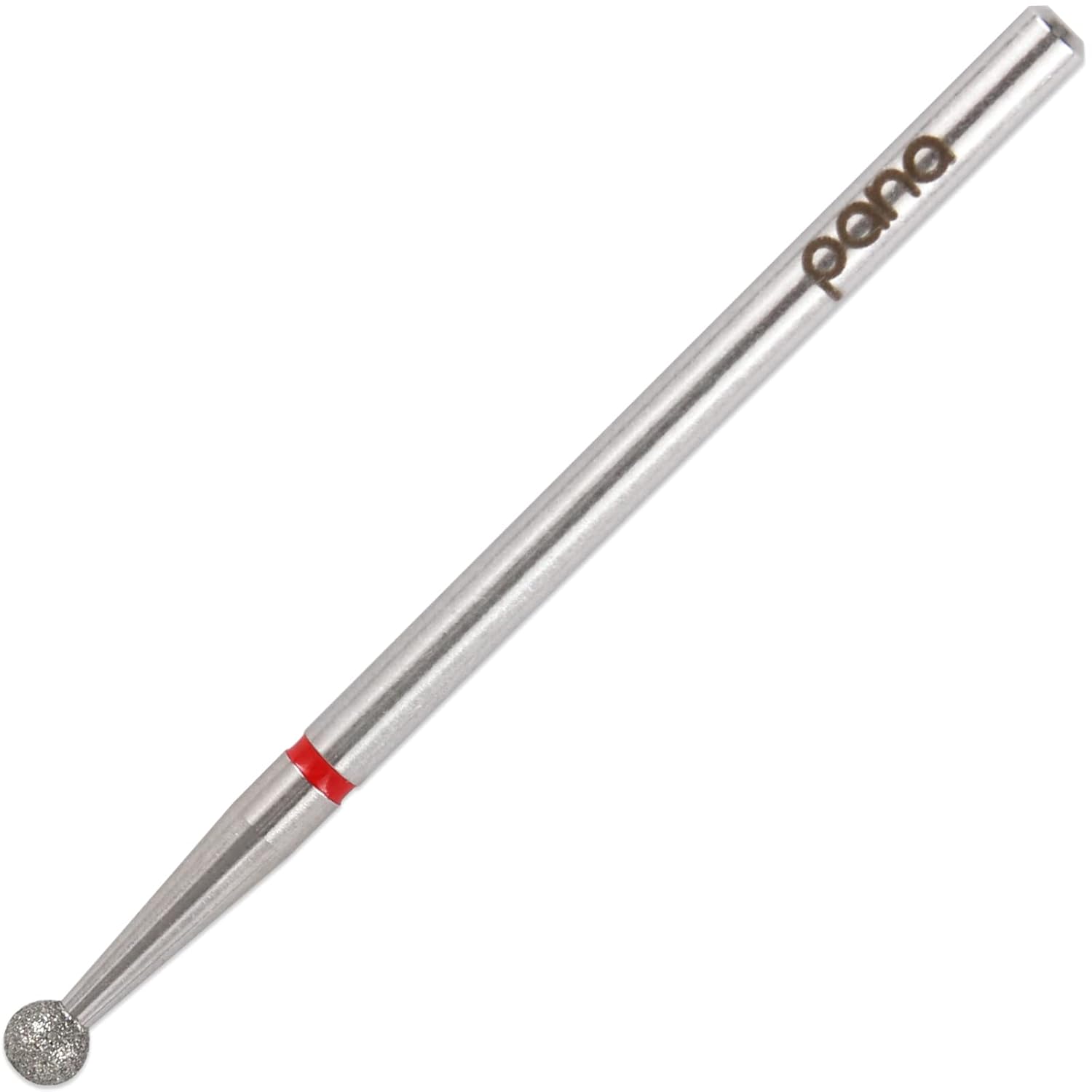 PANA Broca de diamante para uñas de 332 pulgadas (grano fino)  Brocas profesionales para uñas de gel acrílico, manicura seca y pedicura forma de