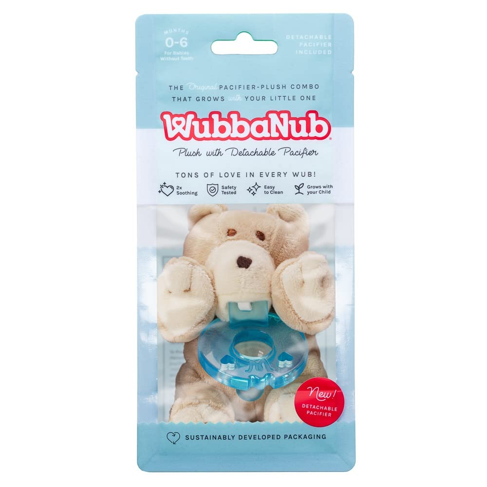 WubbaNub Chupete desmontable Baby Bear