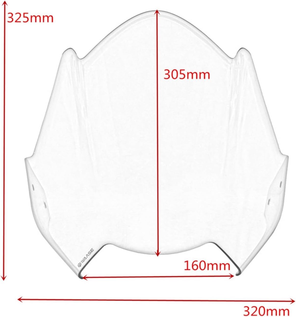 Alerón de motocicleta para Triumph Speed Triple 1050 RSRS 2016-2020, deflector de viento, visera de cristal con soporte (color  gris)