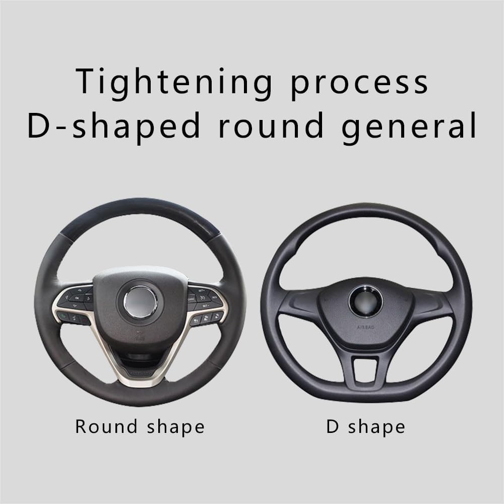 Funda para volante de automóvil, funda de cuero para volante de automóvil, funda antideslizante para volante, protector universal de 15 pulgadas