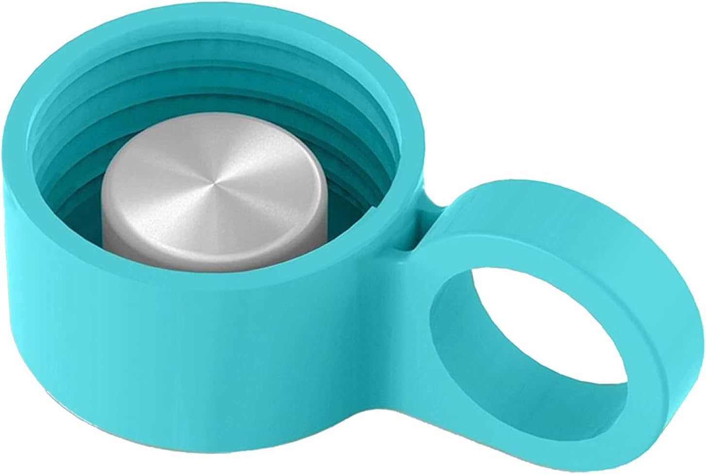 purifyou Tapa de repuesto para botella de agua de vidrio reutilizable de 40, 32, 22, 12 onzas con marcas de tiempo y volumen, funda de silicona