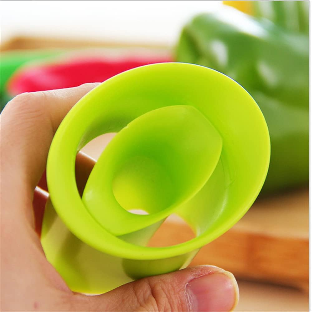 Removedor de núcleo de semillas de pimienta, juego de 24 piezas de descorazonadores de frutas y verduras, herramienta de extracción de pimienta