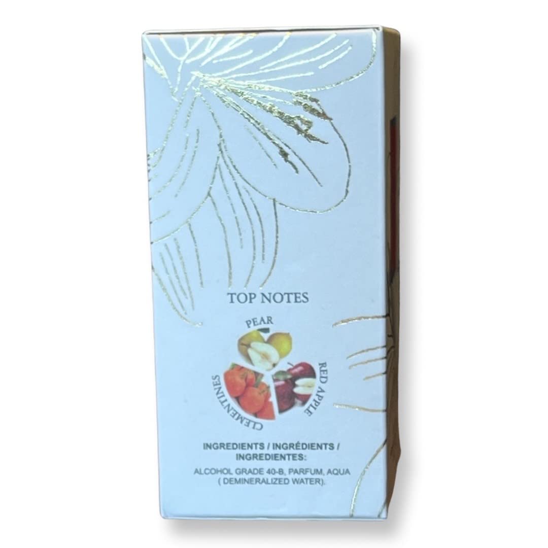 VANILLA DREAM – Eau de Parfum para Mujeres- Notas de Pera, Manzana Roja, Clementinas y Vainilla – 3.4 Fl Oz