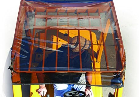 Cubierta universal tintada para carretilla elevadora, cubierta de toldo para sol y lluvia, resistente, vinilo tintado impermeable para protección