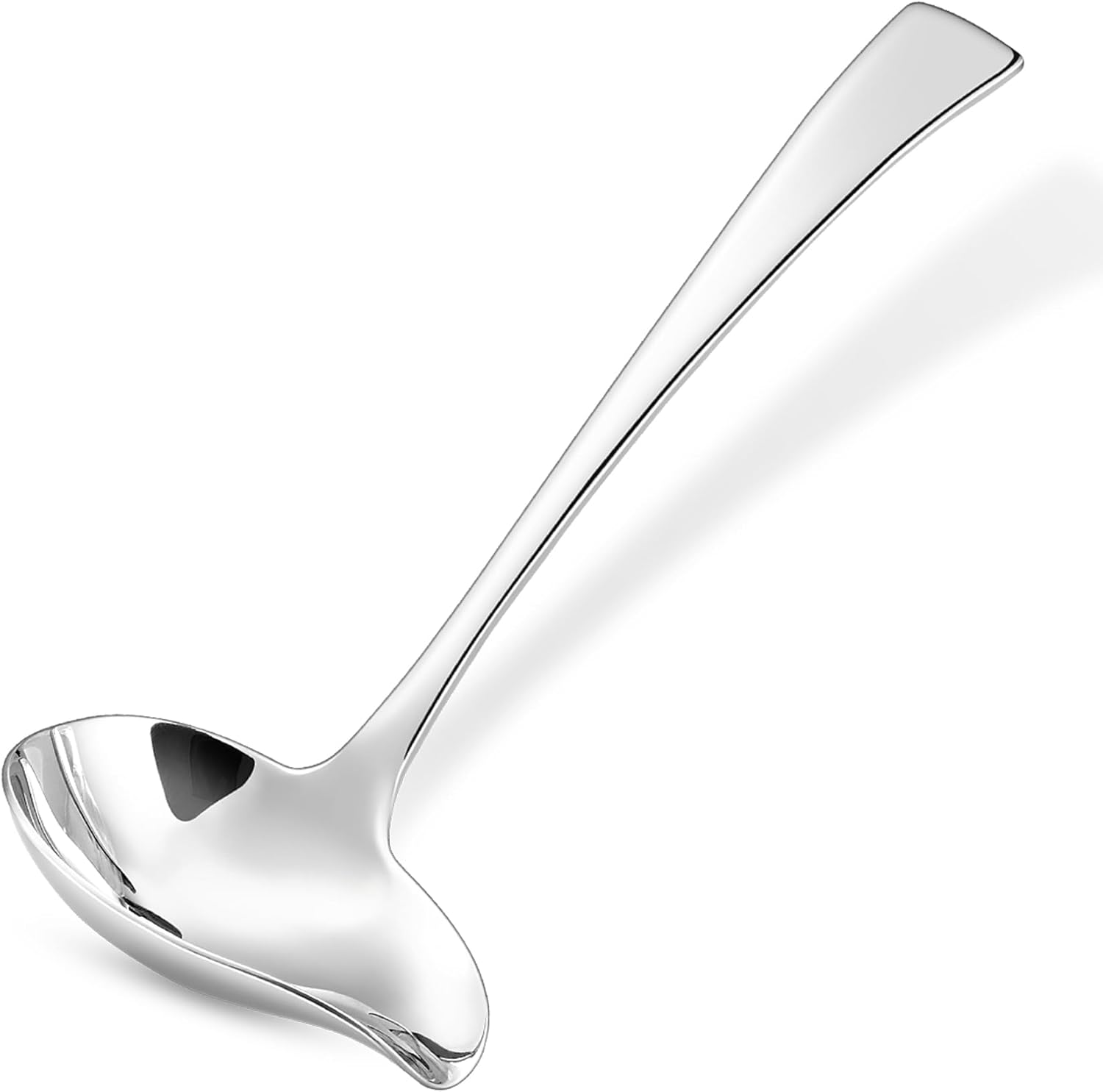 KEAWELL Premium Austin – Cucharón para salsa, acero inoxidable 1810, 7 pulgadas, plateado, apto para lavavajillas (2)