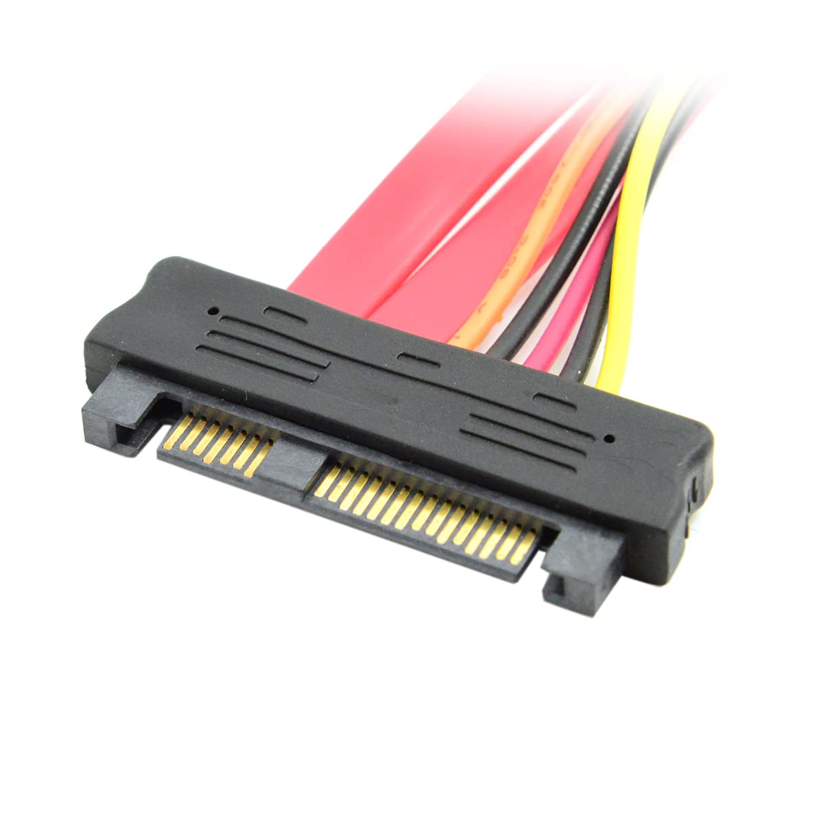 CY Cable SAS SFF-8482 SAS 29 Pin a 29Pin macho a hembra Extensión de disco duro Cable de Raid