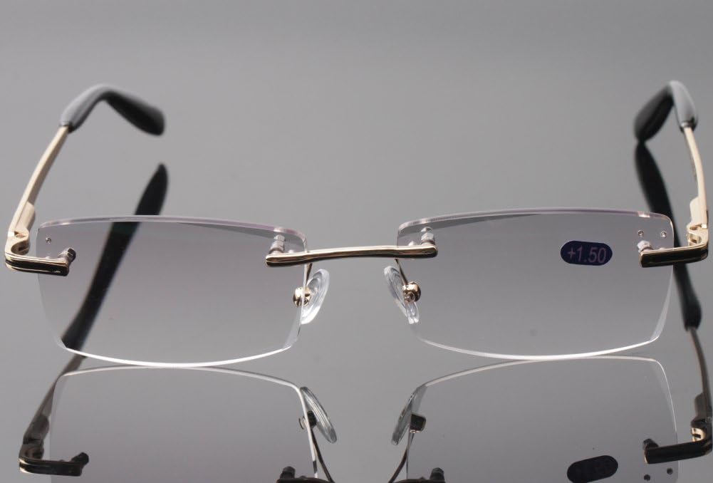 SOOLALA – Gafas de lectura antifatiga con corte de diamante de gama alta