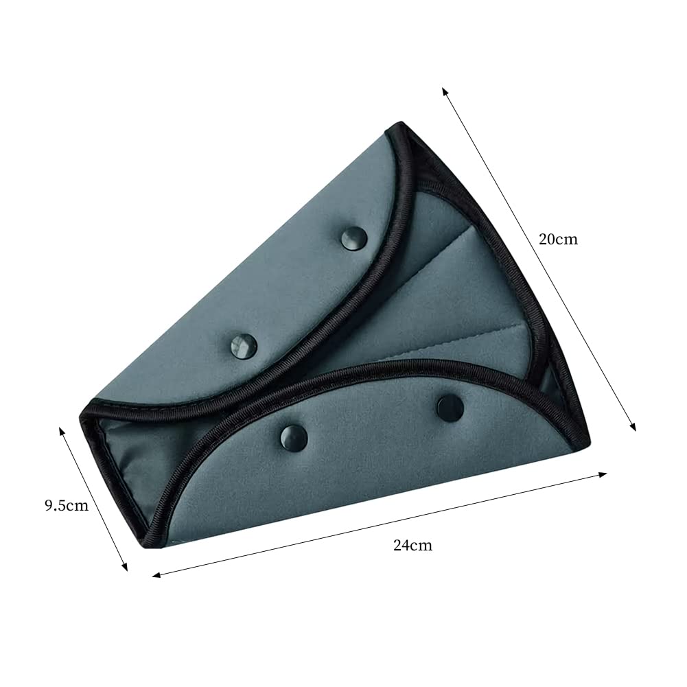 Ajustador de cinturón de seguridad de automóvil para niños, universal, triangular, funda de seguridad para automóvil, arnés de algodón suave,