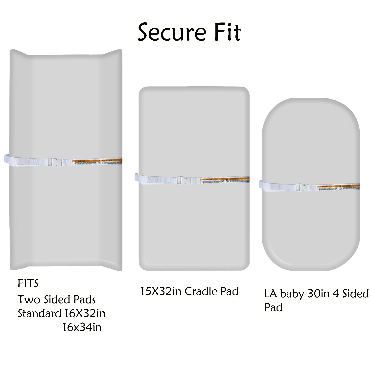 AMROSE Paquete de 3 fundas para cambiadores de fácil cuidado, sábanas de microfibra ultra suave para cambiar pañales para bebés, niños y niñas,