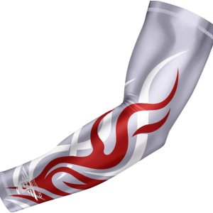 Bucwild Sports Manga de compresión Flame Fire para jóvenes, niños y adultos Bucwild Sports Manga de compresión Flame Fire para jóvenes, niños y adultos