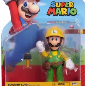 SUPER MARIO Builder Luigi – Figura de acción de 4 pulgadas SUPER MARIO Builder Luigi – Figura de acción de 4 pulgadas