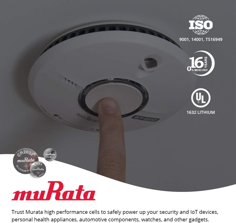 Murata Batería CR2430 DL2430 ECR2430 3V Litio Moneda Celda (20 Baterías)