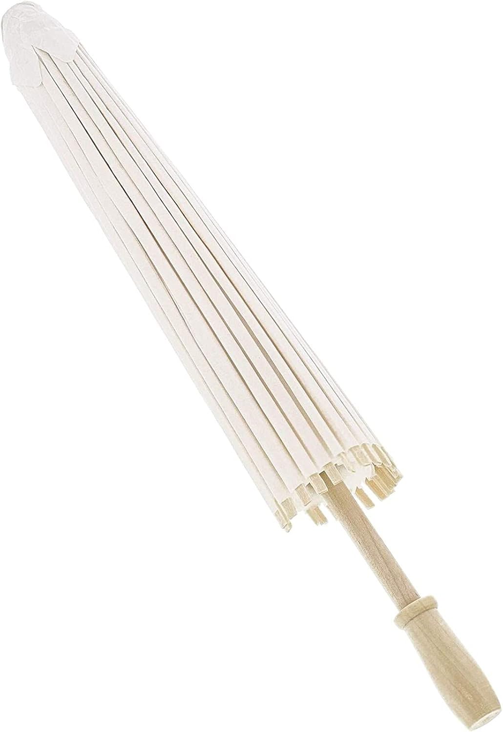 Sombrilla blanca pequeña para manualidades y accesorios fotográficos (15.5 pulgadas, blanco, paquete de 12), Blanco