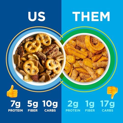 Catalina Crunch Mix Creamy Ranch – Mezcla de bocadillos de proteínas con alto contenido de fibra  Bajo en carbohidratos, alto en proteínas,