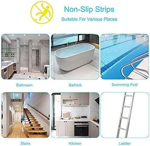 24 calcomanías antideslizantes para bañera, calcomanías antideslizantes para ducha, tiras de seguridad para niños, adhesivo fuerte para bañera, para