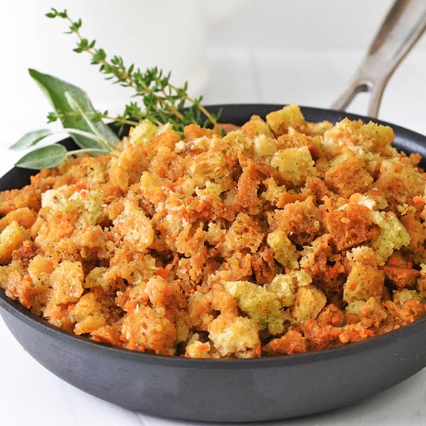 Aleia’s – Mezcla de relleno para estufa sin gluten, sin lácteos, mezcla de relleno Kosher para estufa, aves de corral sazonadas, 5.5 onzas, paquete