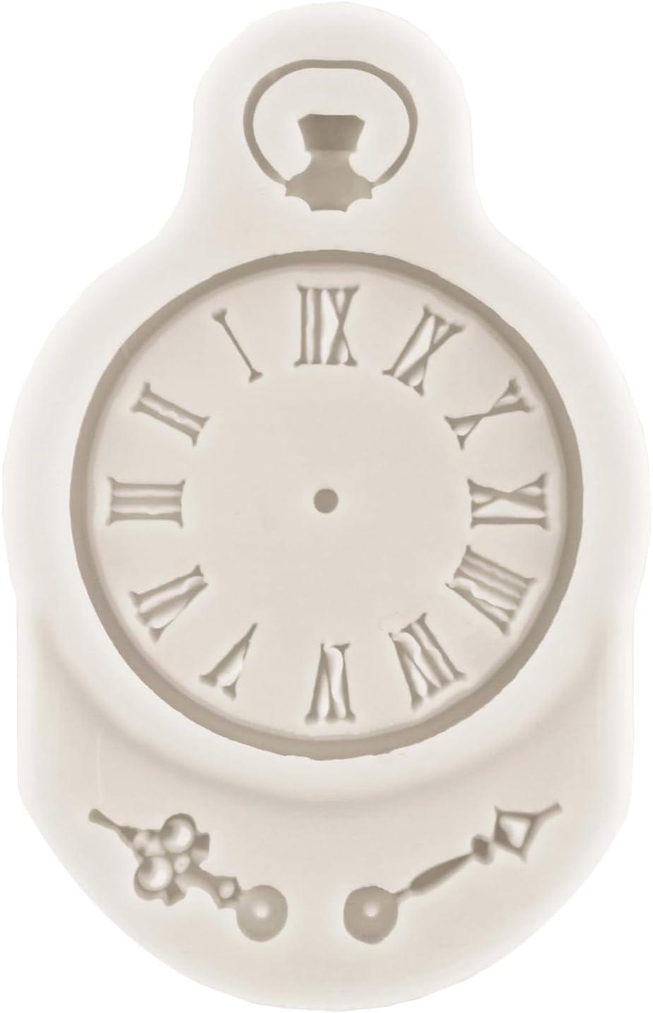Moldes vintage para fondant, reloj de engranaje steampunk, molde de silicona para gemas barrocas para decoración de cupcakes, decoración de