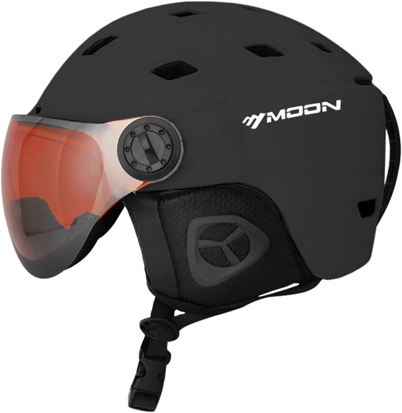 Lixada Casco de nieve, casco de esquí con gafas de esquí para deportes de nieve, casco de esquí de nieve y gafas antivaho y antirreflejos,