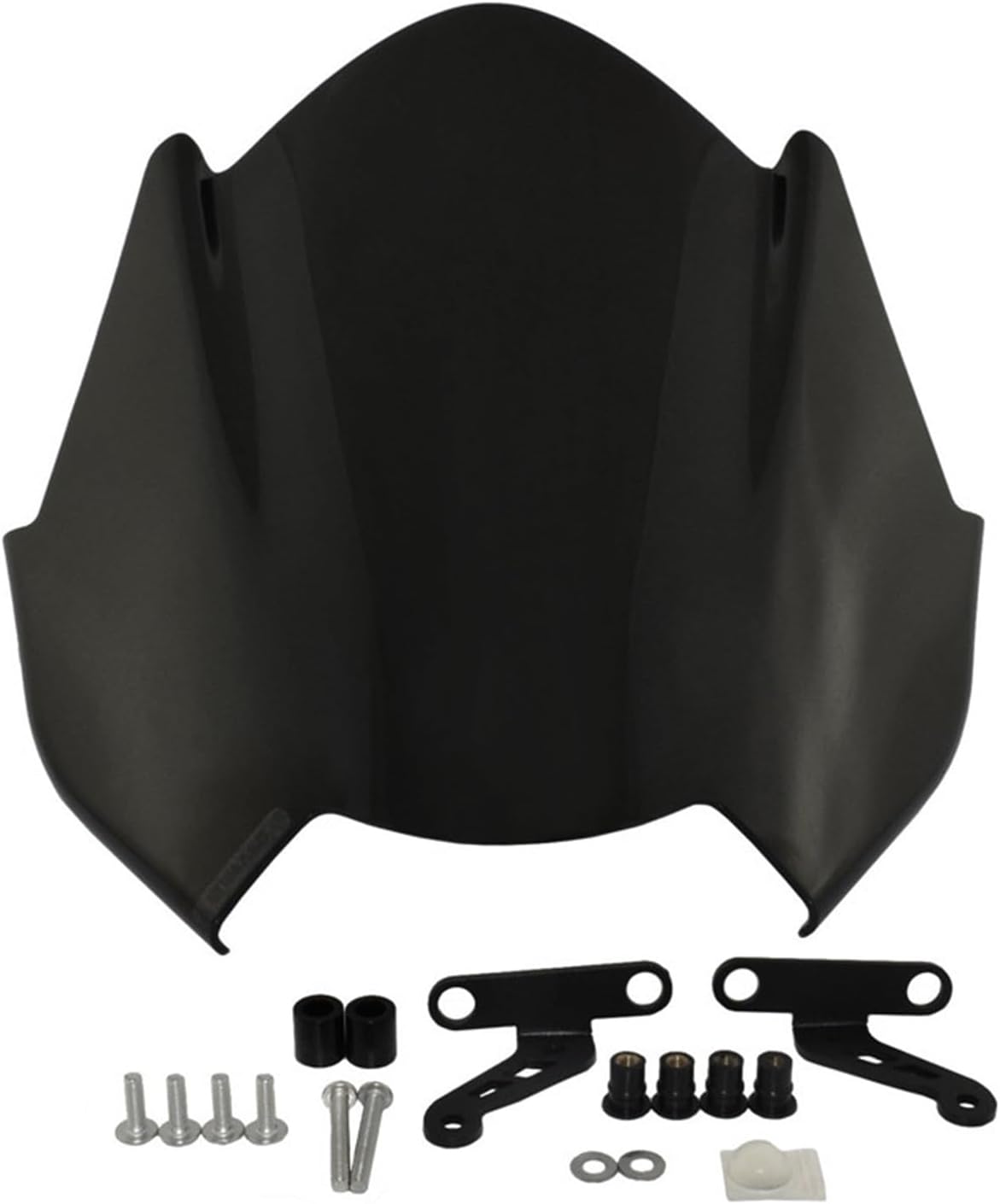 Alerón de motocicleta para Triumph Speed Triple 1050 RSRS 2016-2020, deflector de viento, visera de cristal con soporte (color  gris)