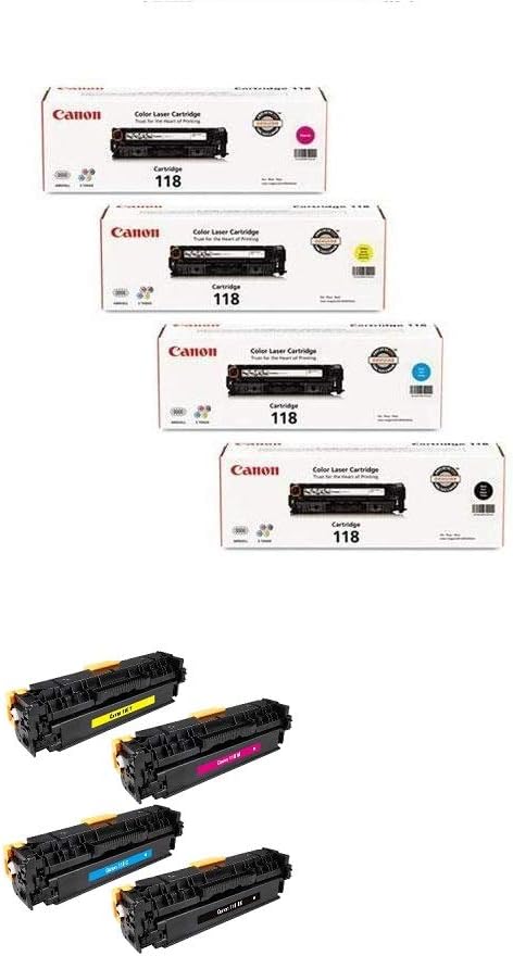 Canon Cartucho de tóner original 118 (1, negro, cian, magenta, amarillo)