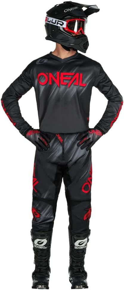MX Outfit O’Neal Element Voltage Rojo NiñosJóvenes (1214 (26)L) Pantalones de protección Jersey paquete combo motocross motocross Dirt Bike