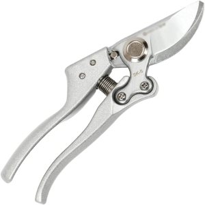 Tijeras de jardín de 8 pulgadas, acero de aleación Sk5, cerraduras de seguridad y diseño de resorte, mango de aleación de aluminio ligero, utilizado Tijeras de jardín de 8 pulgadas, acero de aleación Sk5, cerraduras de seguridad y diseño de resorte, mango de aleación de aluminio ligero, utilizado