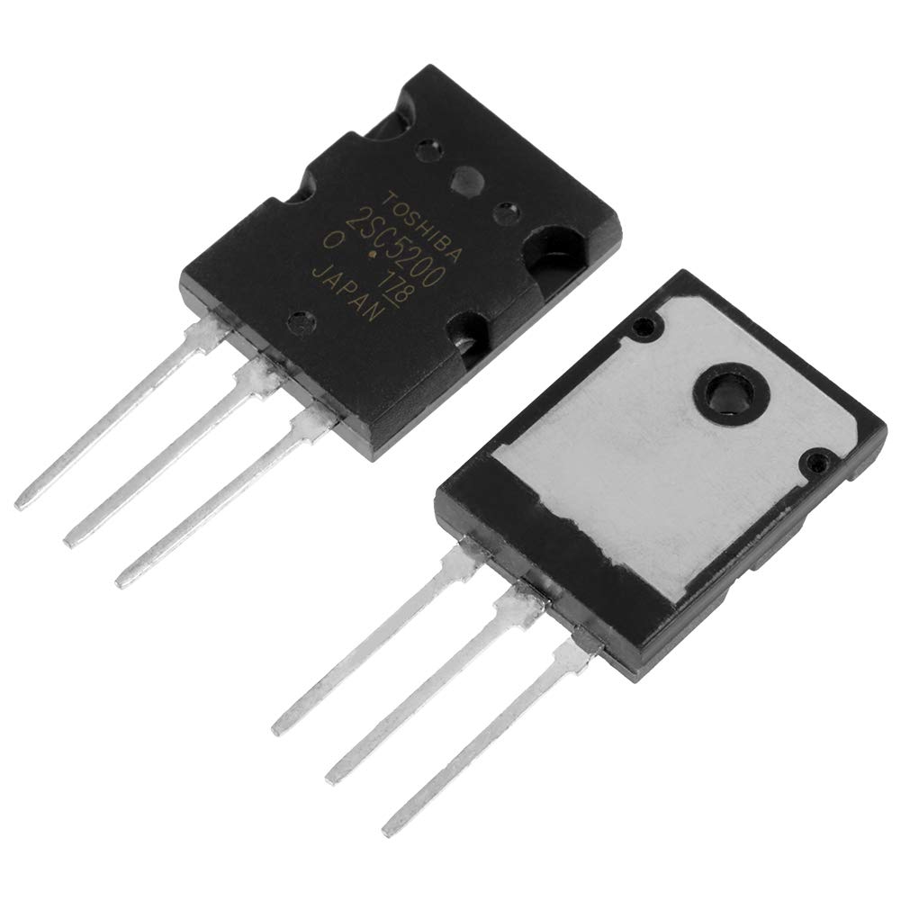 Kit de transistor 2SA1943 2SC5200, 5 × 2SA1943 y 5 × 2SC5200 transistor de potencia NPN amplificador de potencia electrónico amplificador de