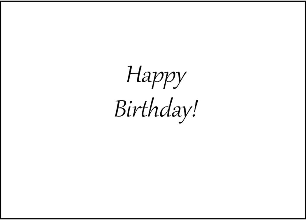 Tarjeta de felicitación de cumpleaños con pintura digital clásica Corvette en el interior dice (Feliz cumpleaños!)