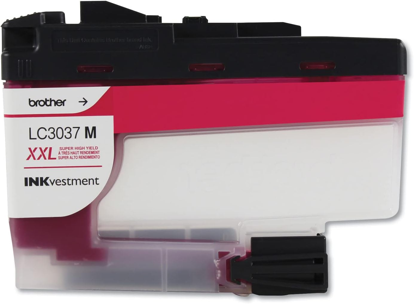 Brother LC3037M original cartucho de tinta magenta de alto rendimiento para tanques de tinta, rendimiento de página de hasta 1500 páginas, LC3037,