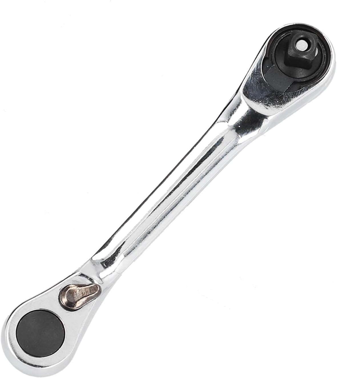 Mini llave de trinquete de doble cabeza, llaves ajustables, llave de 14 de pulgada 72 dientes y destornillador destornillador llave de trinquete de