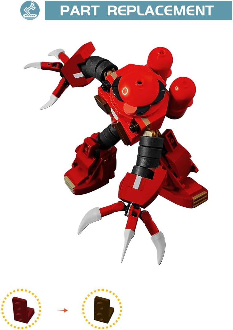 Future Mecha Warrior – Juego de ladrillos de construcción, juguete robot Msm-07s, figura de acción coleccionable, regalo para fanáticos, adecuado