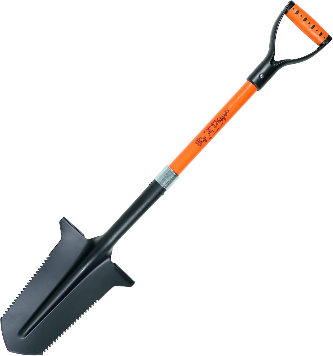Lil’ Digger Big’R Digger – Pala dentada doble resistente de 39 pulgadas