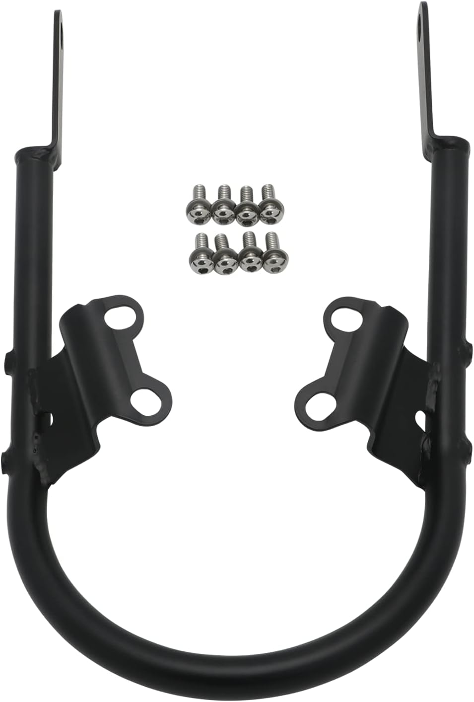 Barra de respaldo Sissy Bar Portaequipajes Asa del asiento trasero Barra de agarre para Triumph Bonneville T100 T120 Street Speed Twin Scrambler
