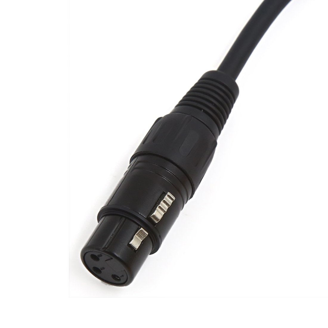 JOYBELIS Cable balanceado de extensión de Audio estéreo XLR Macho a XLR hembra Negro de 3 Pines de 1,5 m