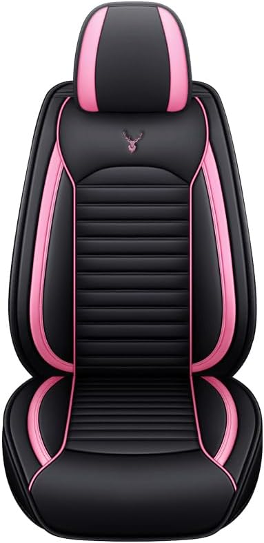 “NA” ASEAUTO 03 – Juego completo de fundas de cuero para asientos de automóvil, diseño de dibujos animados, ajuste universal, 5 asientos, rodeadas