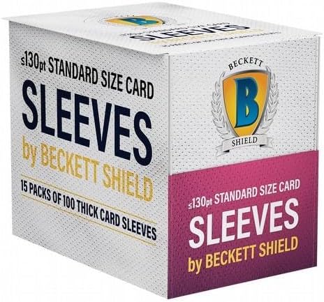 Arcane Tinmen Fundas Beckett Shield fundas gruesas coleccionables para tarjetas de 100 CT – Las fundas para cartas MGT son suaves y resistentes –