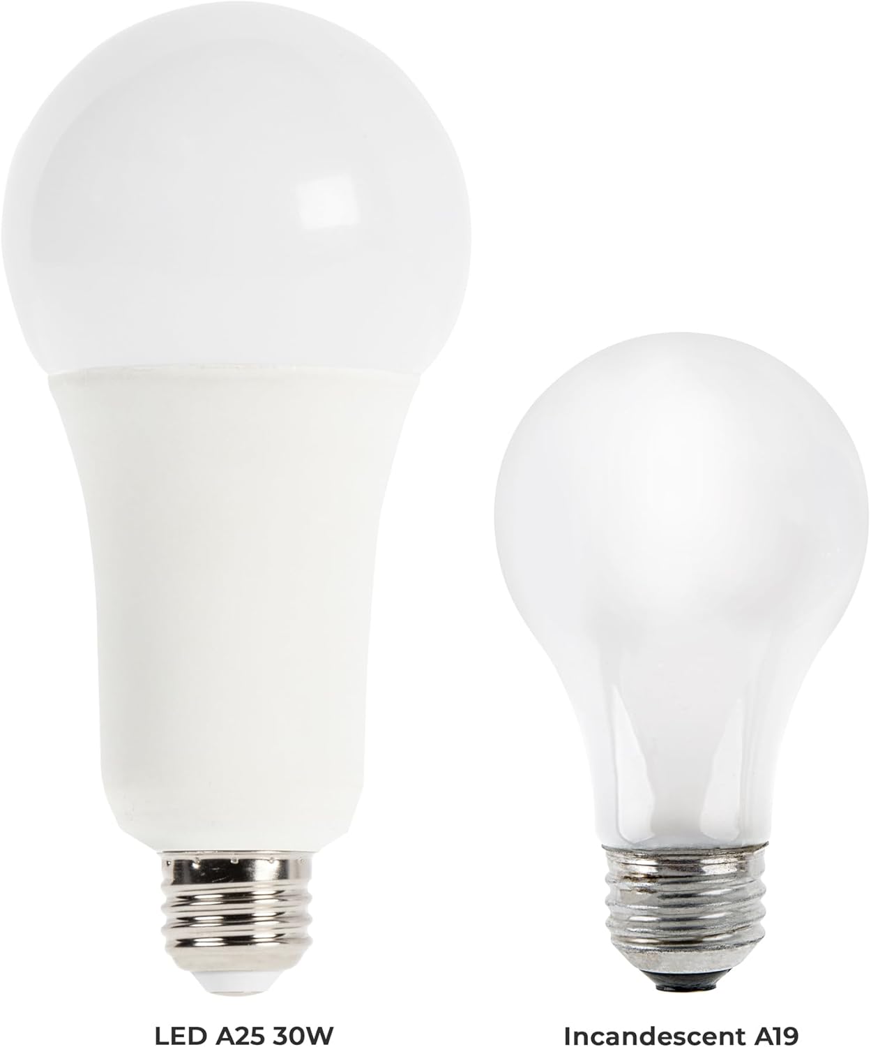 Bombillas LED superbrillantes equivalentes a 200 W, paquete de 2 unidades de 3750 lúmenes, 4000 K, blanco natural, PS25 (A25), 30 W, no regulable,