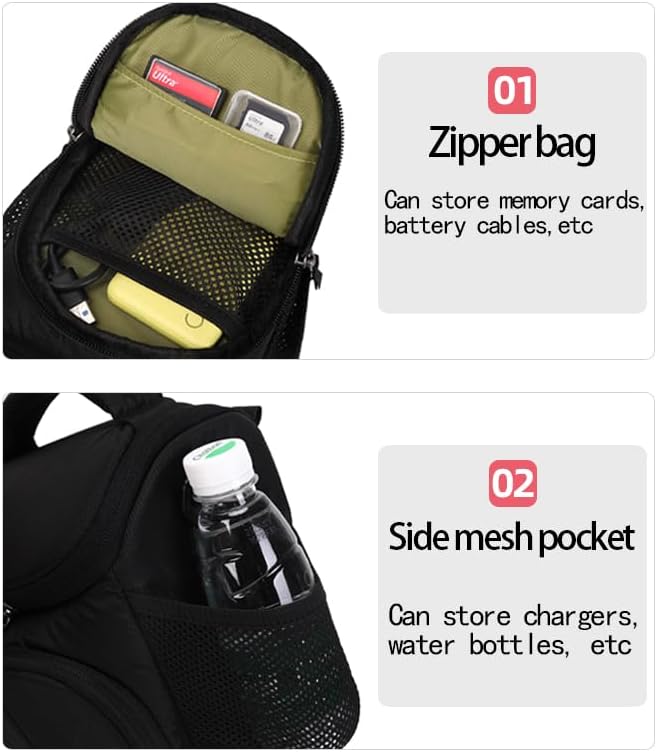 Bolsa de hombro portátil Bolsa de cámara Bolsa de fotografía a prueba de golpes e impermeable Bolsa de cámara Canon SLR Bolsa para cámara Sony SLR