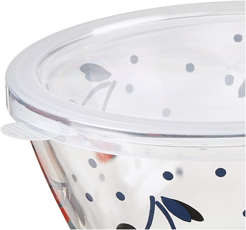 Kate Spade – Juego de recipientes de almacenamiento, diseño vintage de cerezas y lunares