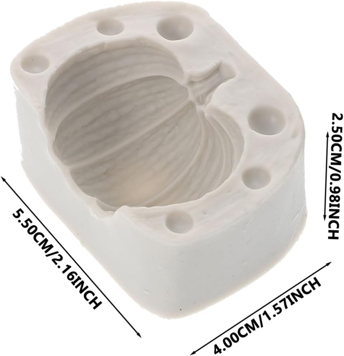 KJHBV Molde de silicona de calabaza para magdalenas, molde de caramelo, chocolate, mini galletas, molde de pastel de calabaza, moldes de caramelo de