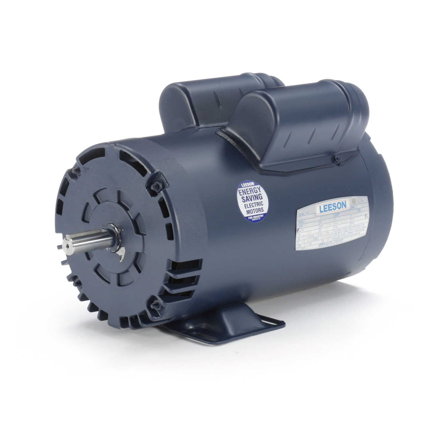 Nuevo motor eléctrico Leeson 5hp 1ph 230Volt 56frame 3450 rpm 58″ eje – 111275