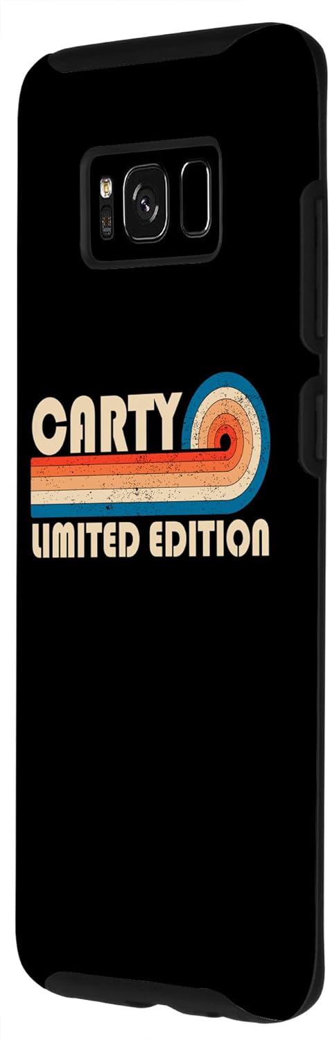 Funda para Galaxy S8 CARTY Apellido Retro Vintage 80s 90s Cumpleaños Reunión