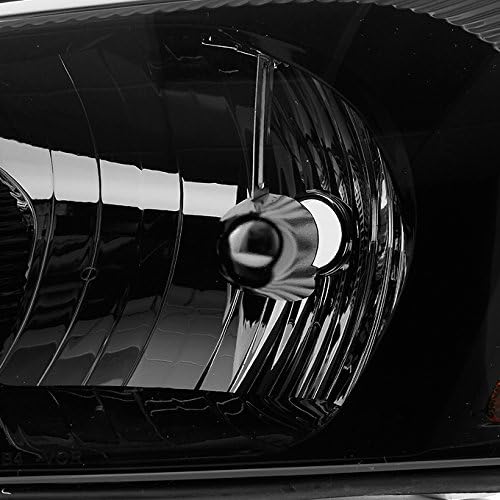 AKKON – For 2004-2008 Pontiac Grand Prix Black Smoke Headlights Headlamps Front Lamps Replacement Pair