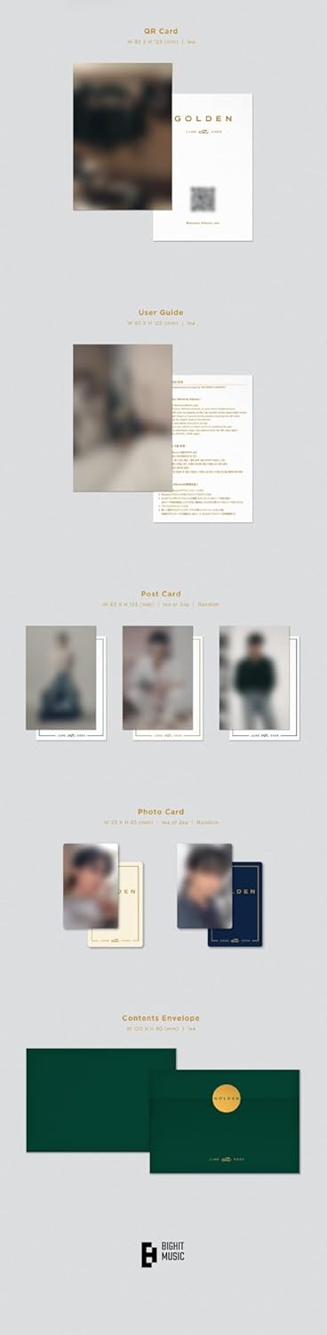 Bts Jungkook – 1er álbum en solitario de oro Álbumes Weverse Ver.